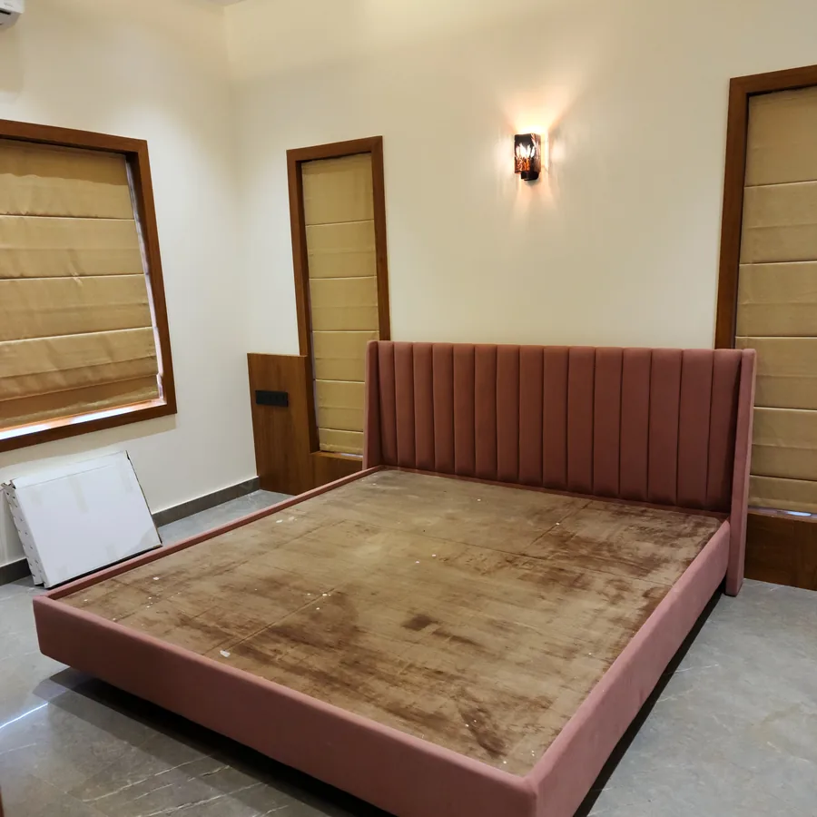 CRAFTOMAX upholstered cot and bedroom furniture work